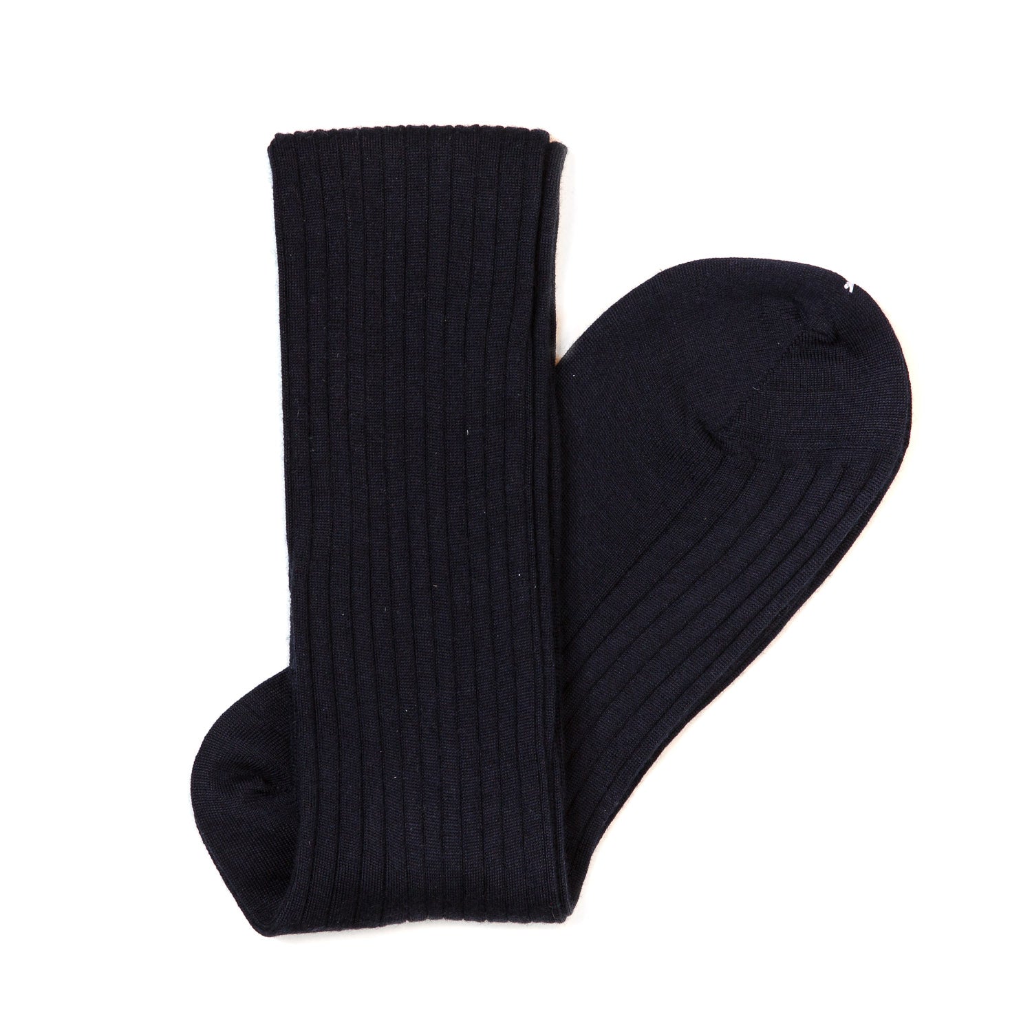 Knee Sock "Luxury Rib" made of Cashmere and Silk